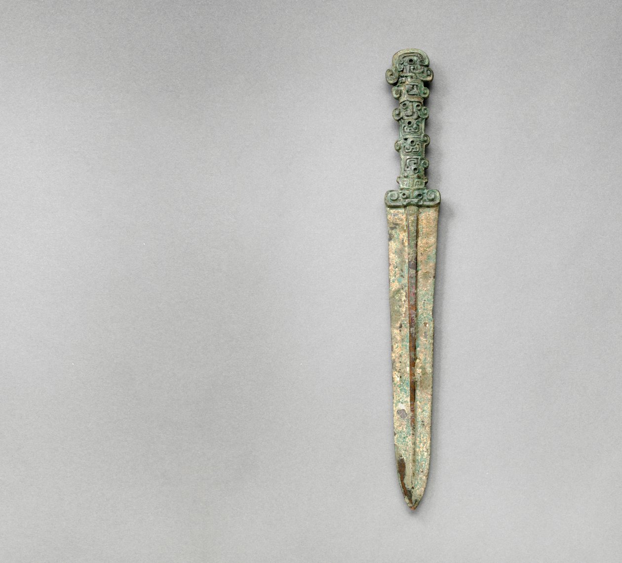 Adaga, noroeste da China, séculos 7 a 6 a.C. (bronze) de School Chinese
