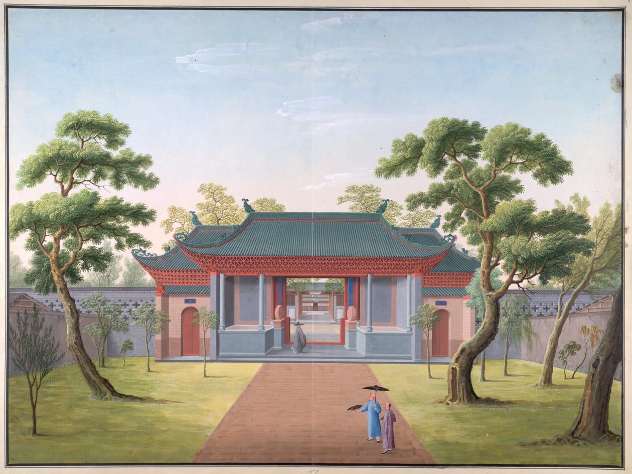 Honam Temple - Portão de entrada de School Chinese