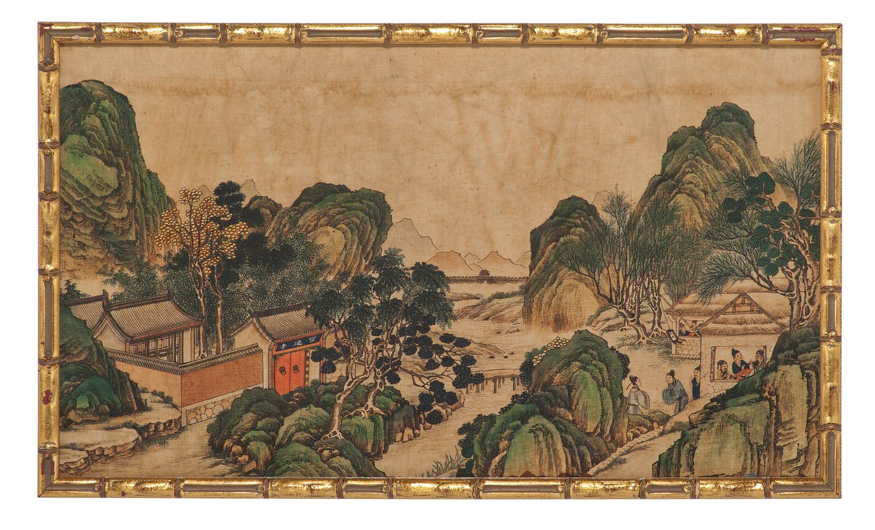 Uma das Vinte e Quatro Cenas do Sonho da Câmara Vermelha de School Chinese