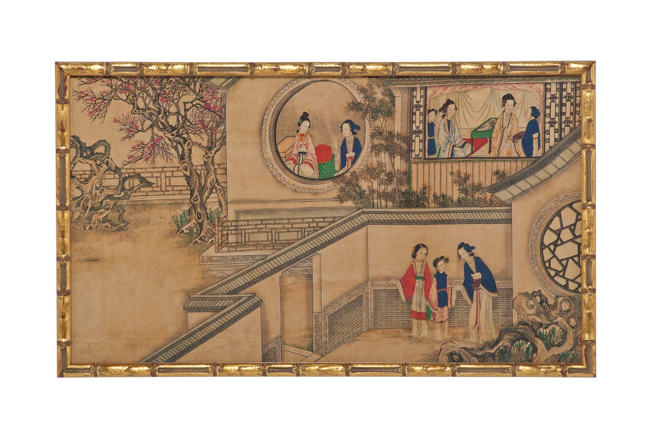 Uma das Vinte e Quatro Cenas do Sonho da Câmara Vermelha de School Chinese