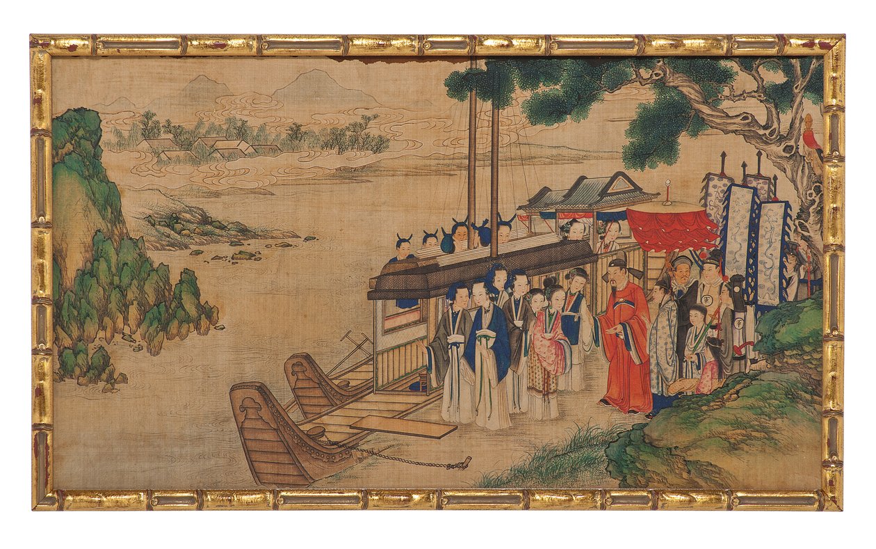 Uma das Vinte e Quatro Cenas do Sonho da Câmara Vermelha de School Chinese