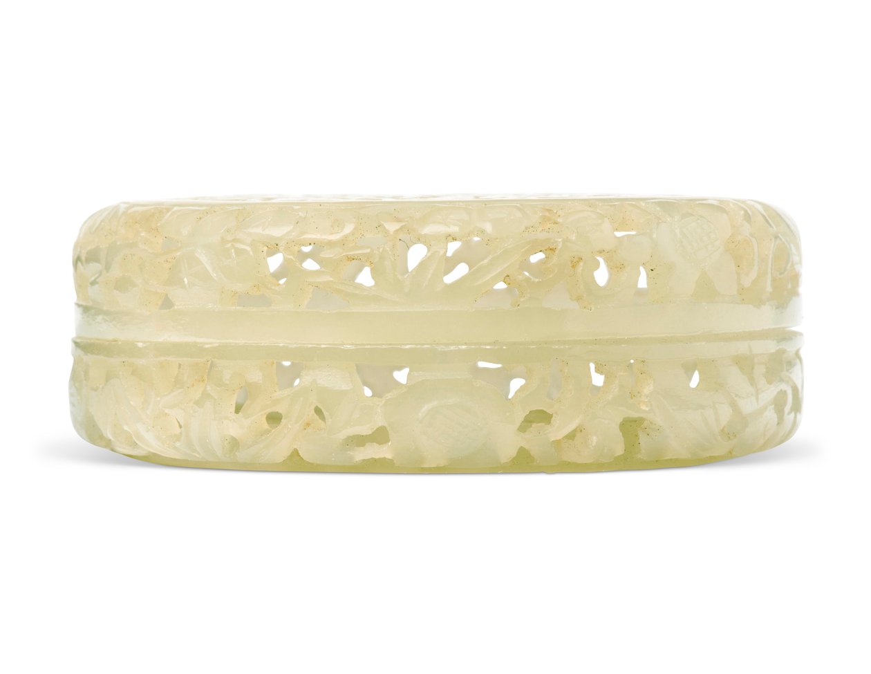 Perfume circular reticulado de duas artes (jade branco) de School Chinese