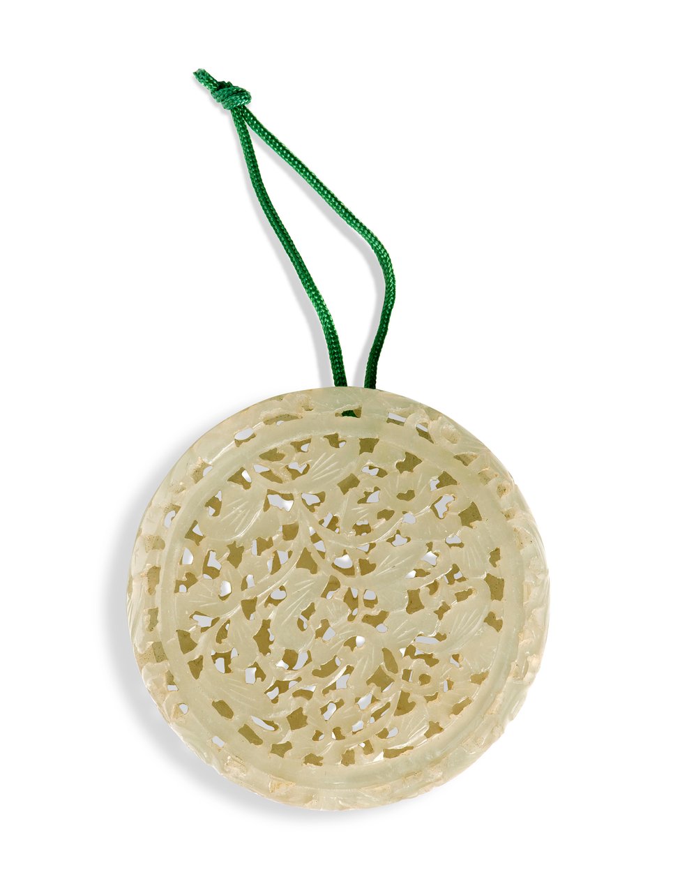 Perfume circular reticulado de duas artes (jade branco) de School Chinese