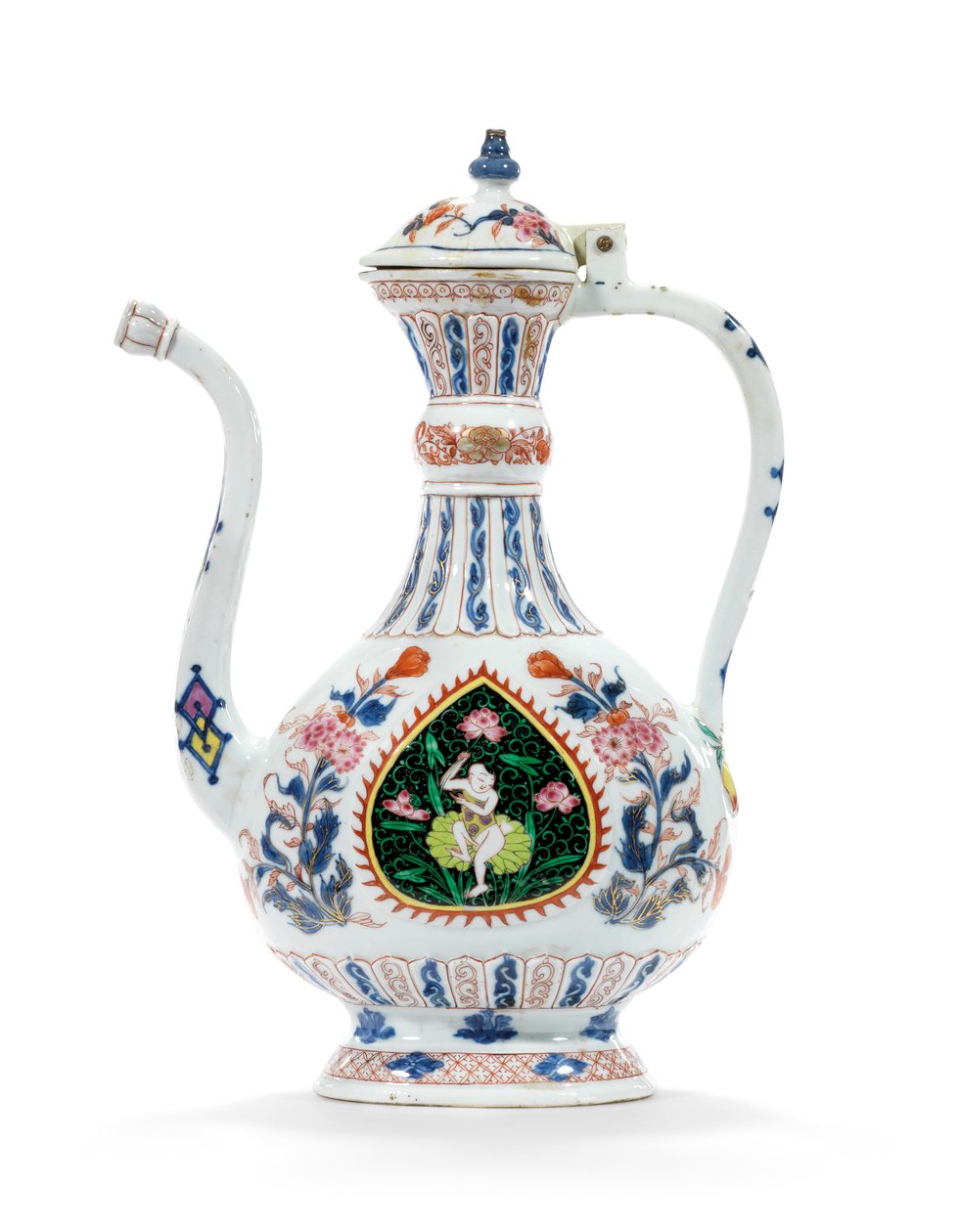 Esgoto e tampa Rose-Imari para o mercado do Oriente Médio, segundo quartel do século 18 (cerâmica) de School Chinese