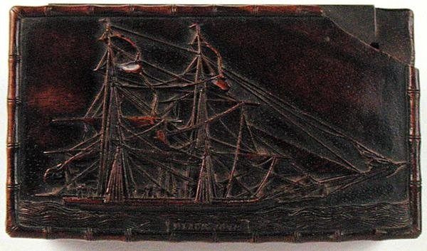 Snuffbox, c.1840 (madeira) de School Chinese