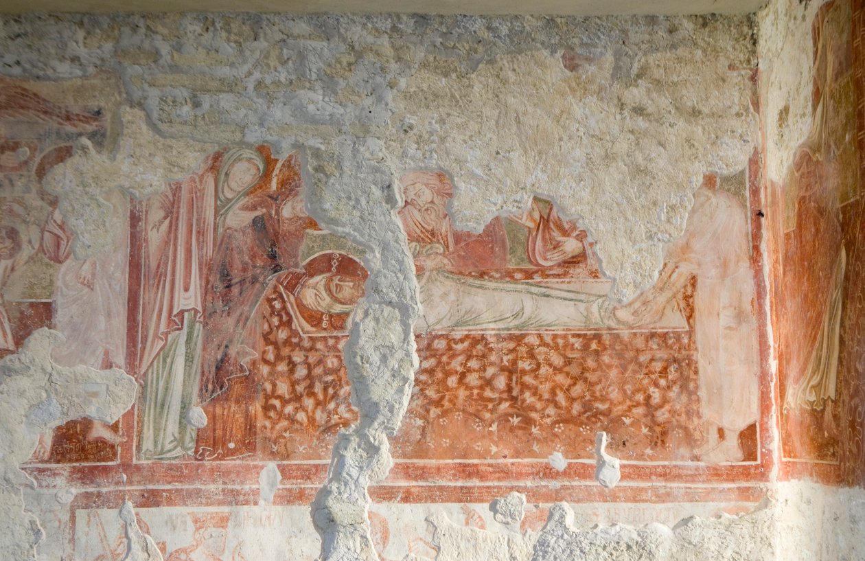 O sepultamento de Cristo (fresco) de School Croatian