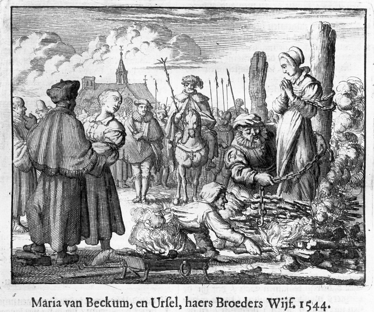Queimadura de Maria e Ursula van Beckum, Deventer de School Dutch