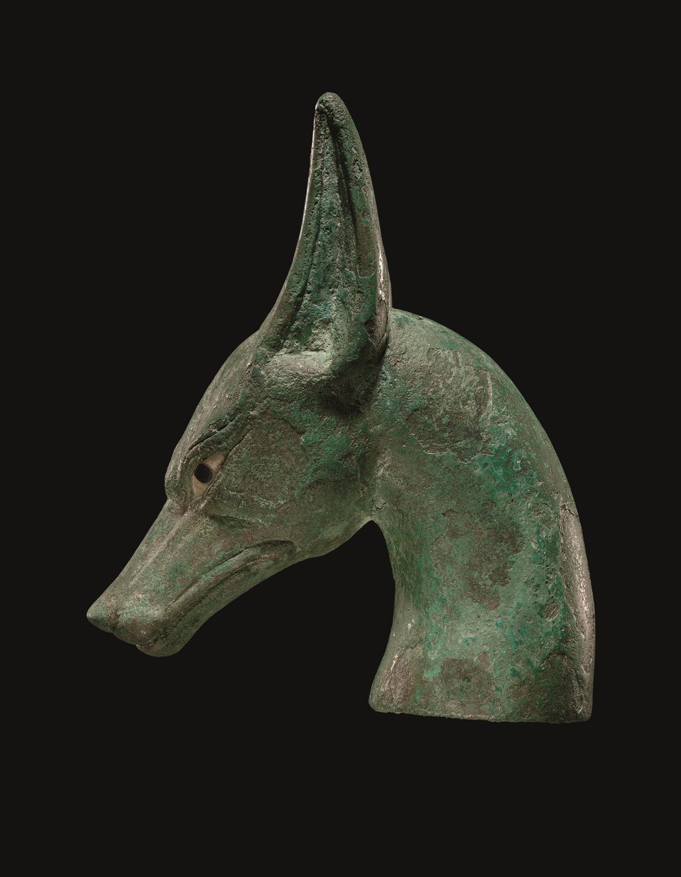 Um remate de cetro egípcio em bronze de School Egyptian