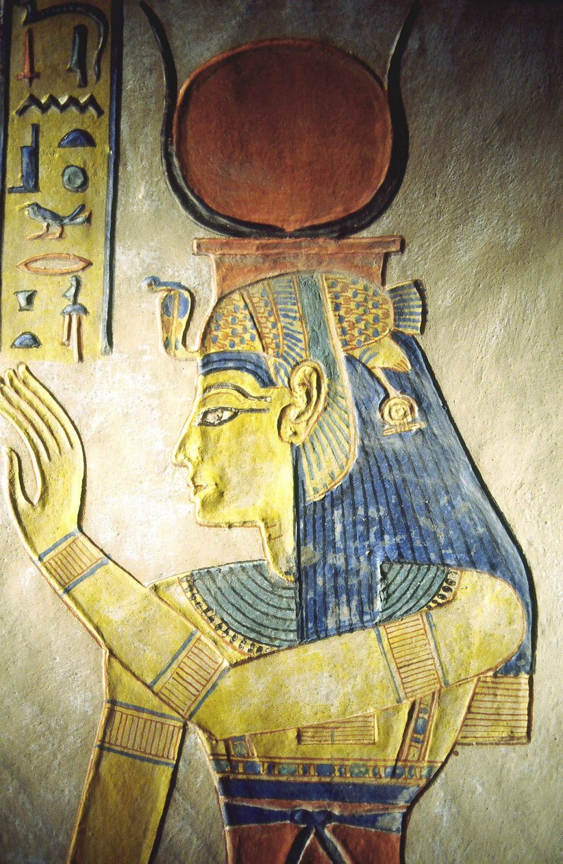 Luxor, Tebas: Margem esquerda do NIL. Vale das Rainhas. Túmulo de um filho de RAMSES II, XXª Dinastia. de School Egyptian