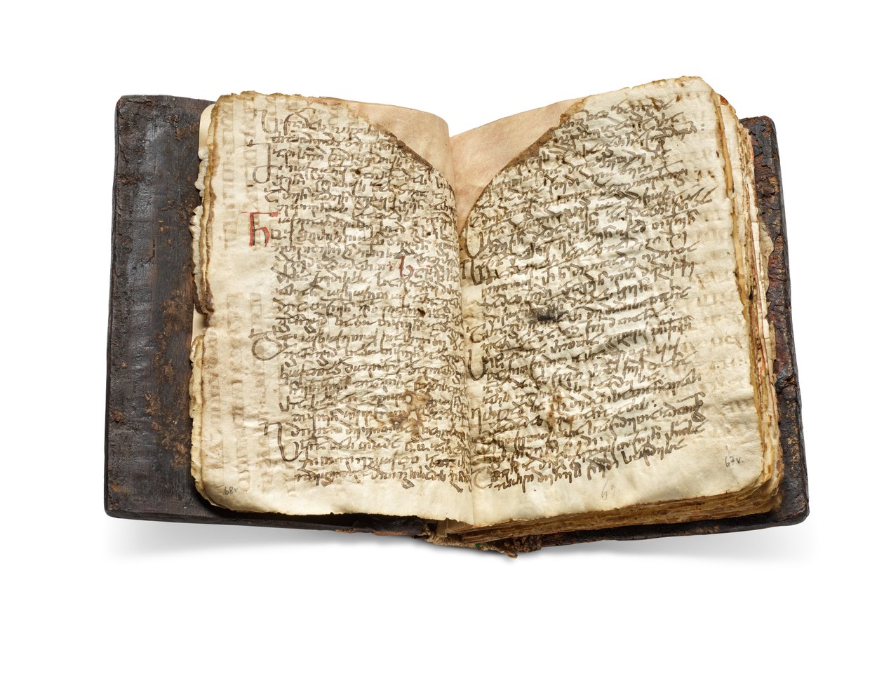 O Codex Sinaiticus Rescriptus, finais do século V-VII a 979 d.C. (tinta sobre velino) de School Egyptian