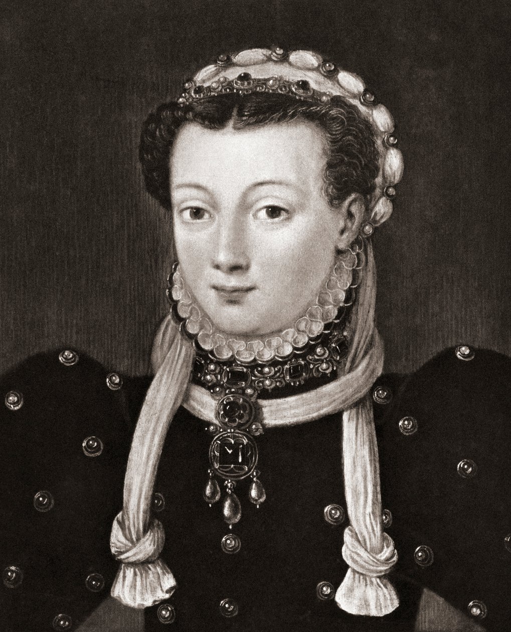 Anna van Egmont, também conhecida por Anna van Buren (gravura) de School English