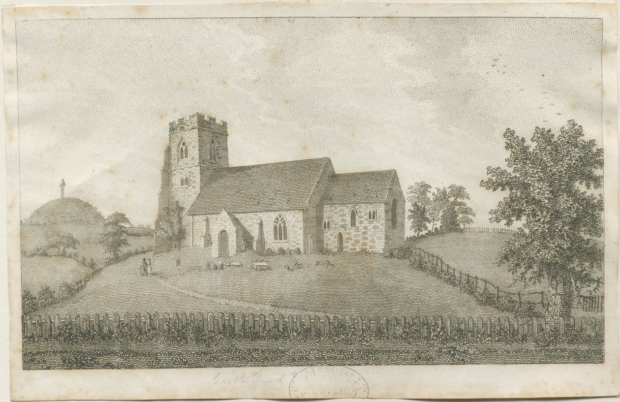 Igreja do Castelo - Igreja: gravura, nd [?18 cent] (estampado) de School English