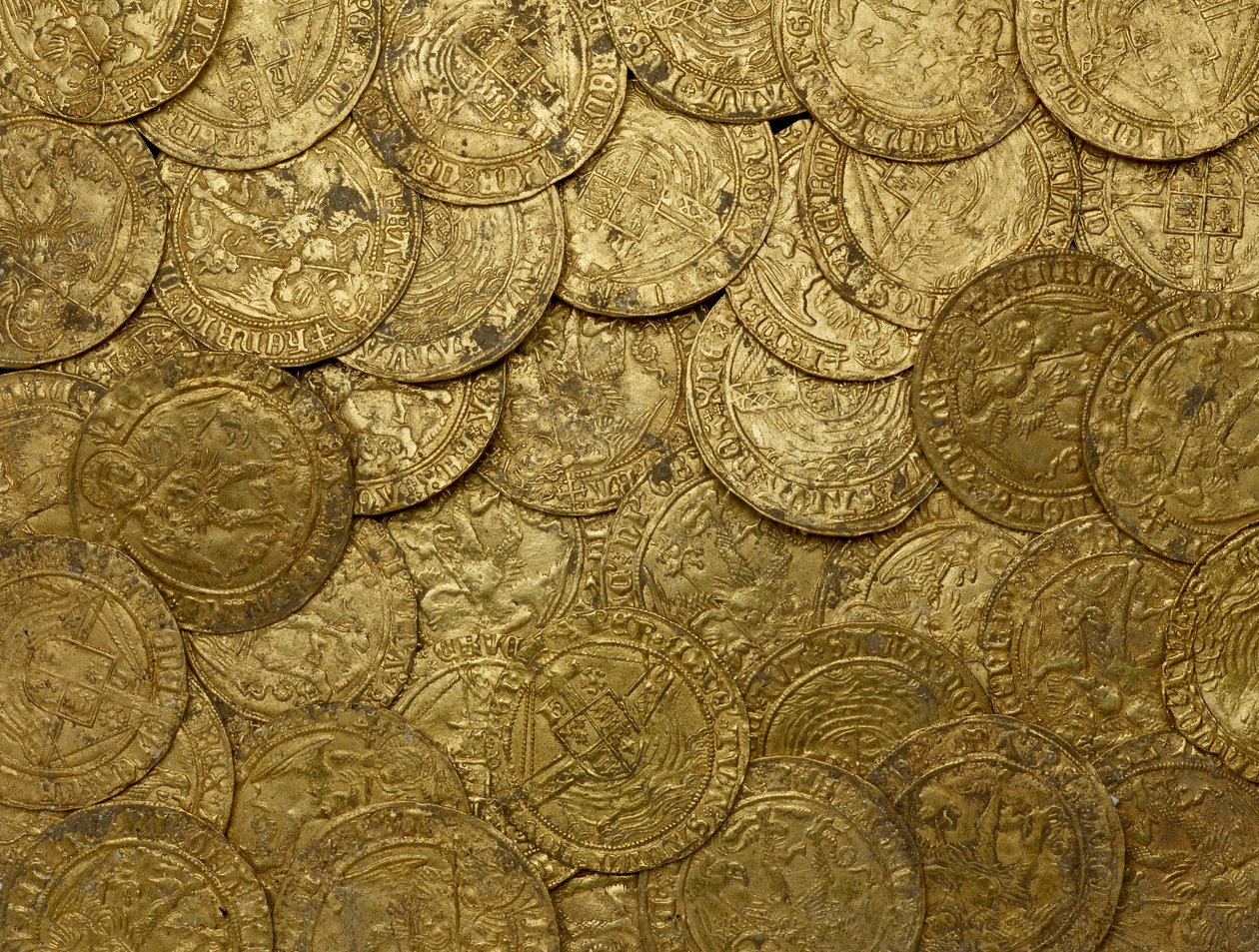 Completo Tudor Gold Hoard, o Asthall Hoard, de Asthall de School English