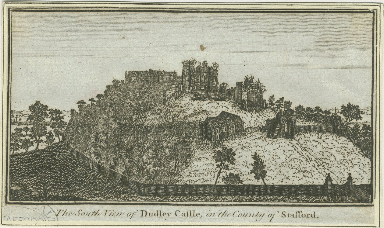 Castelo Dudley: gravura, nd [c 1780] (imprimir) de School English
