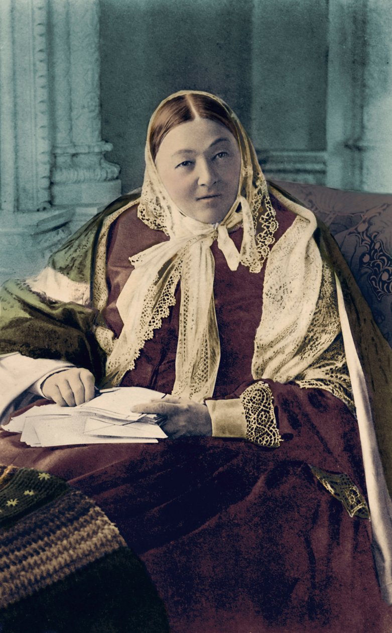 Florence Nightingale, ilustração de "The Bookman de School English