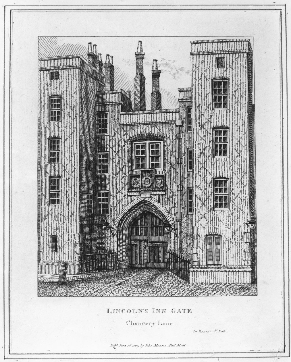 Lincoln&39;s Inn Gate em Chancery Lane de School English