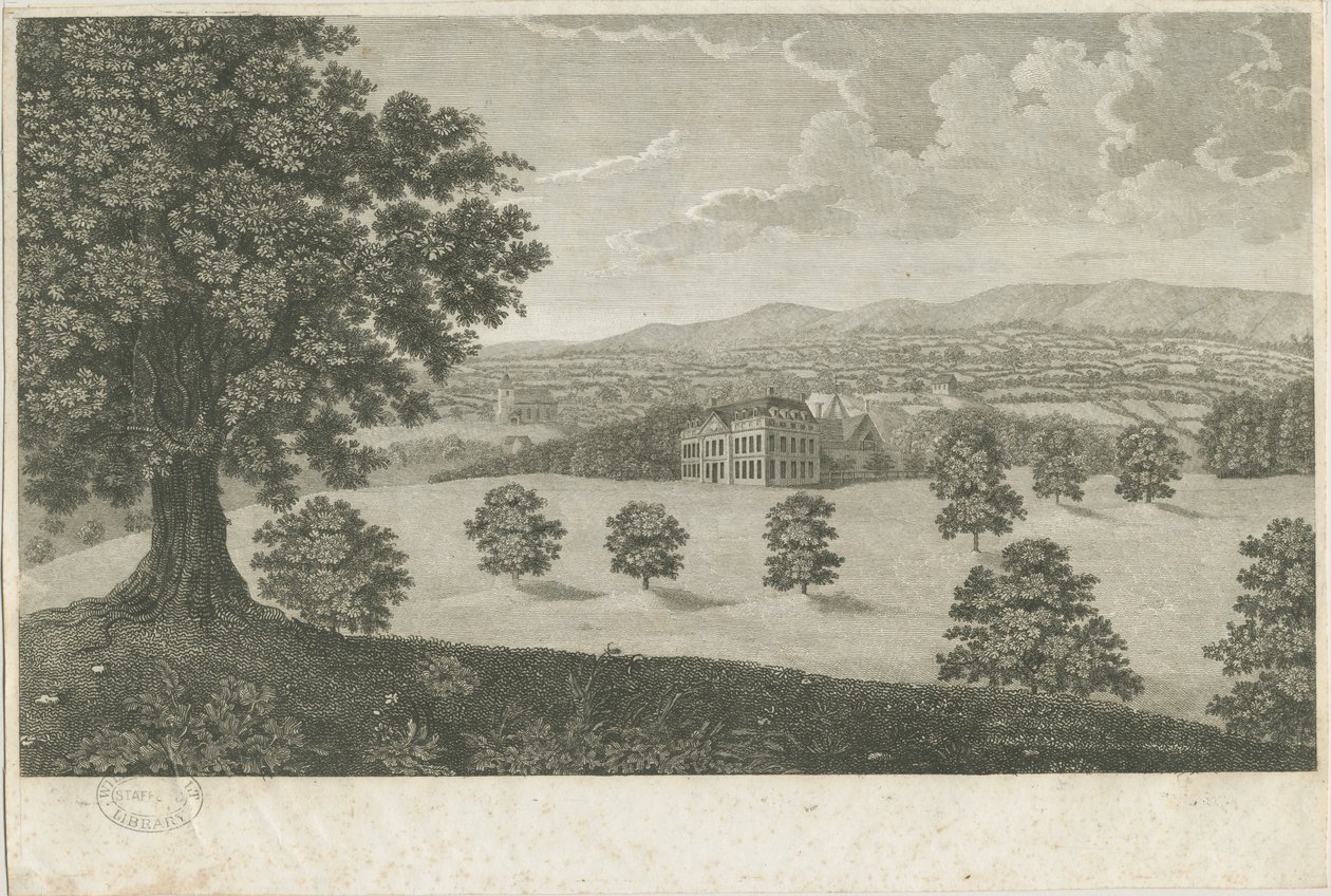 Loxley Park: gravura, nd [1762-1802] (imprimir) de School English