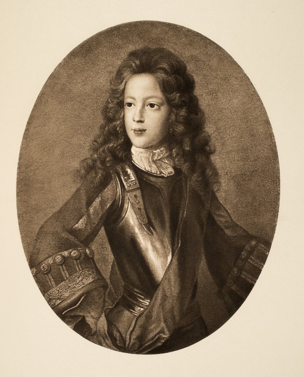 Príncipe James Francis Edward Stuart, pub. 1902 (colótipo) de School English