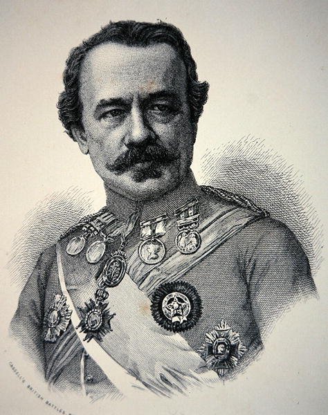Sir James Outram (litho) de School English