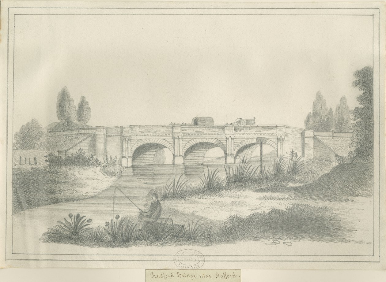 Stafford - Ponte Radford: desenho a lápis, nd [?19 cent] (desenho) de School English