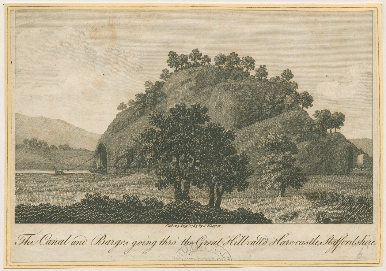 Talke - Hare-castle: gravura, nd [c 1785] (imprimir) de School English
