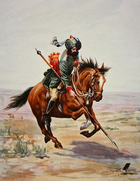 Tenda Pegging, Cavalaria Indiana de School English