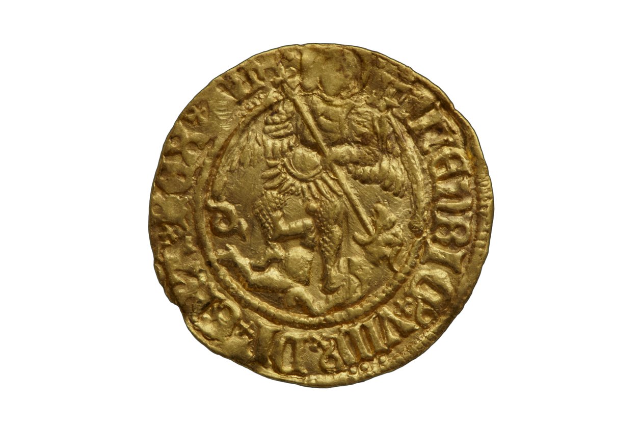 Moeda Tudor do Asthall Hoard de School English