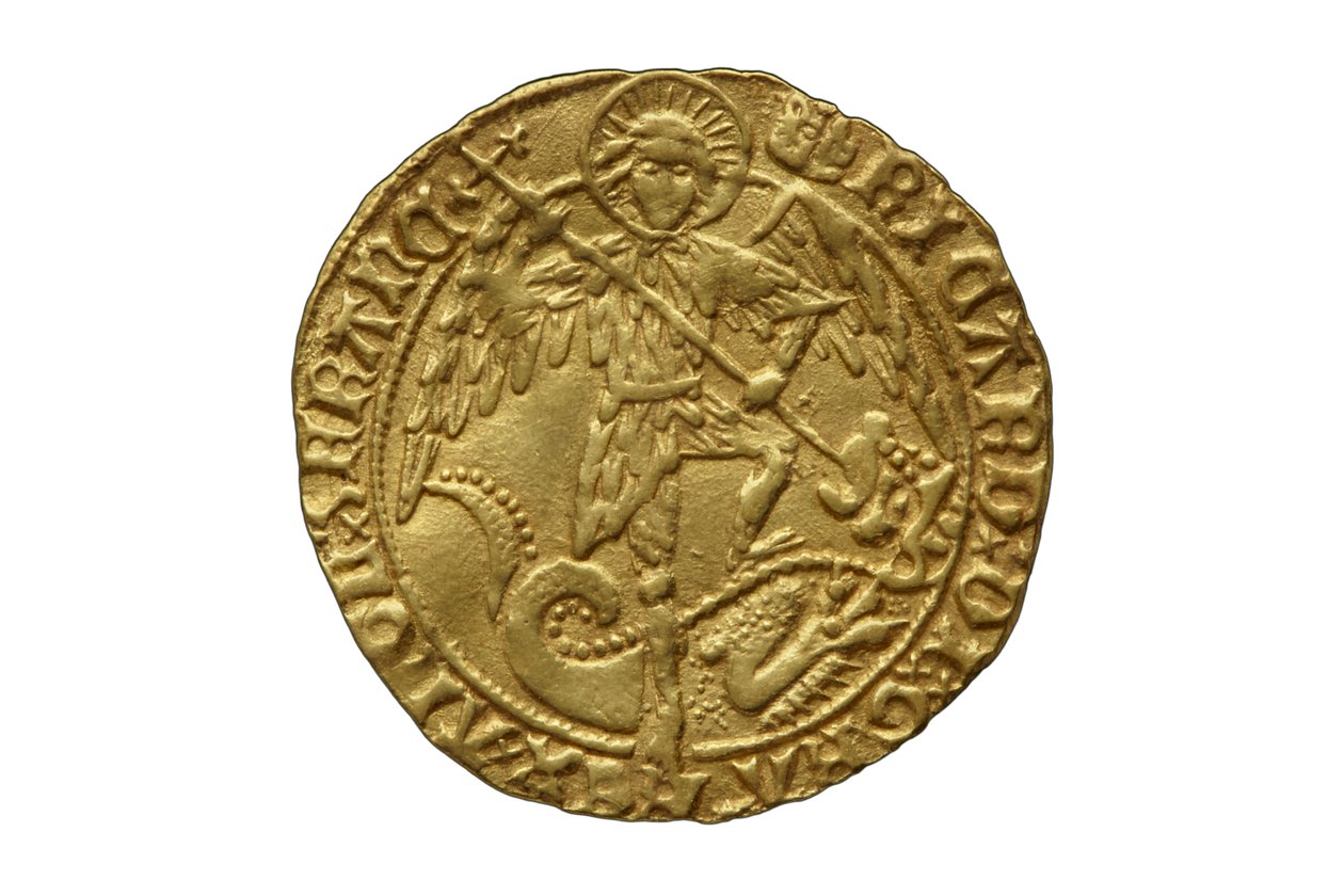 Moeda Tudor do Asthall Hoard de School English