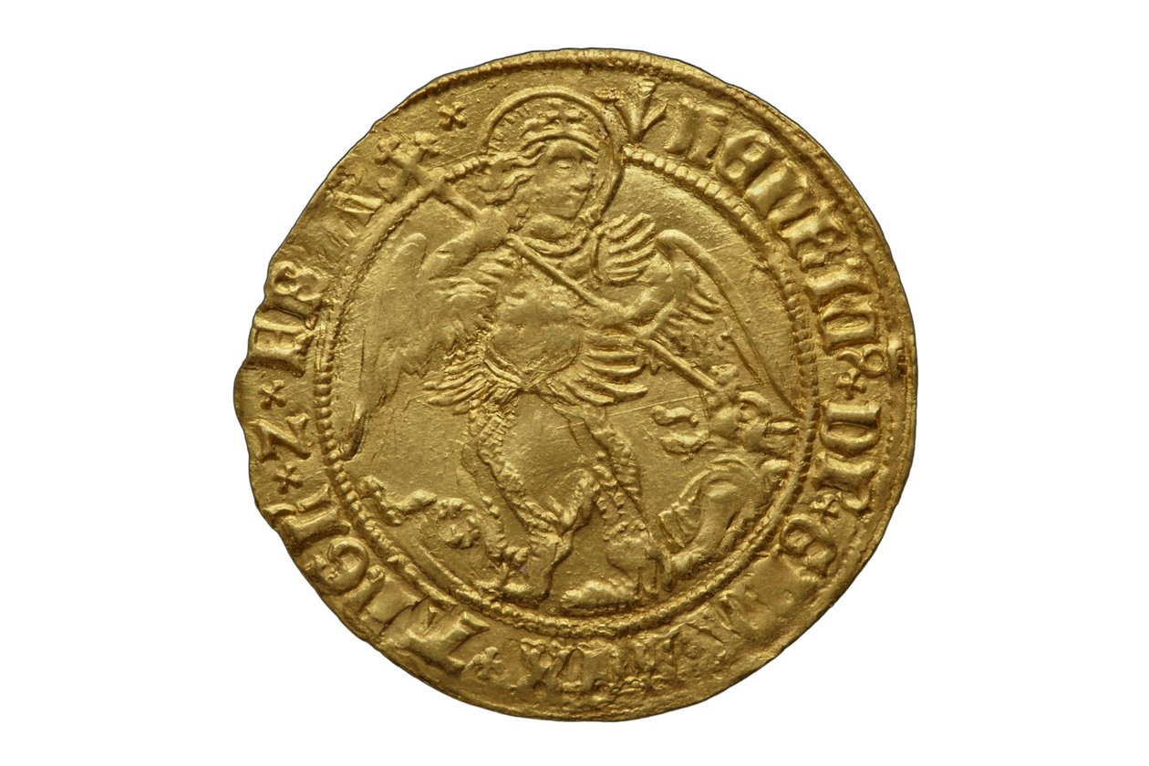 Moeda Tudor do Asthall Hoard de School English