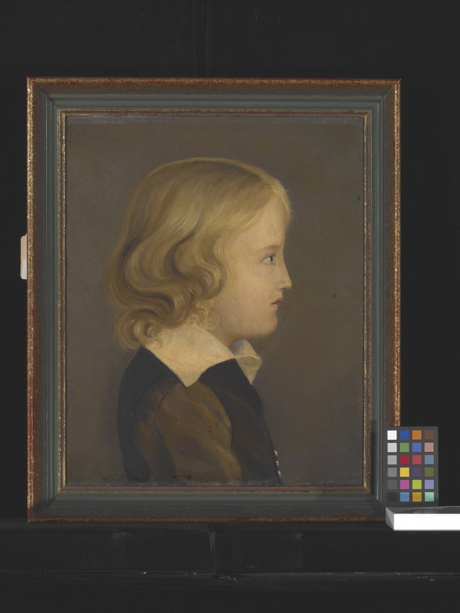 Retrato de um príncipe alemão (óleo sobre tela) de School European