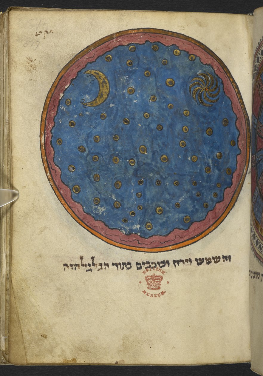 Acrescentar MS 11639 f.517 Mezuzah, de uma "Miscelânea de textos bíblicos e outros" ("The Northern French Miscellany" ou anteriormente "The British Museum Miscellany") de School French