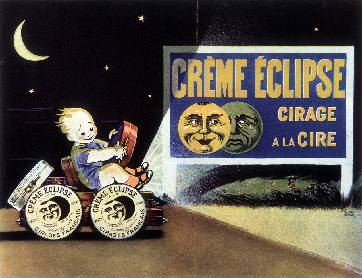 Publicidade para polimento de cera "Eclipse Creme". de School French