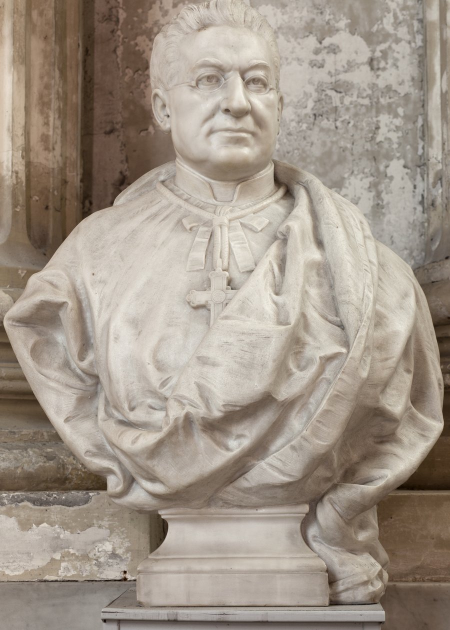 Busto de Alfred Williez (mármore) de School French