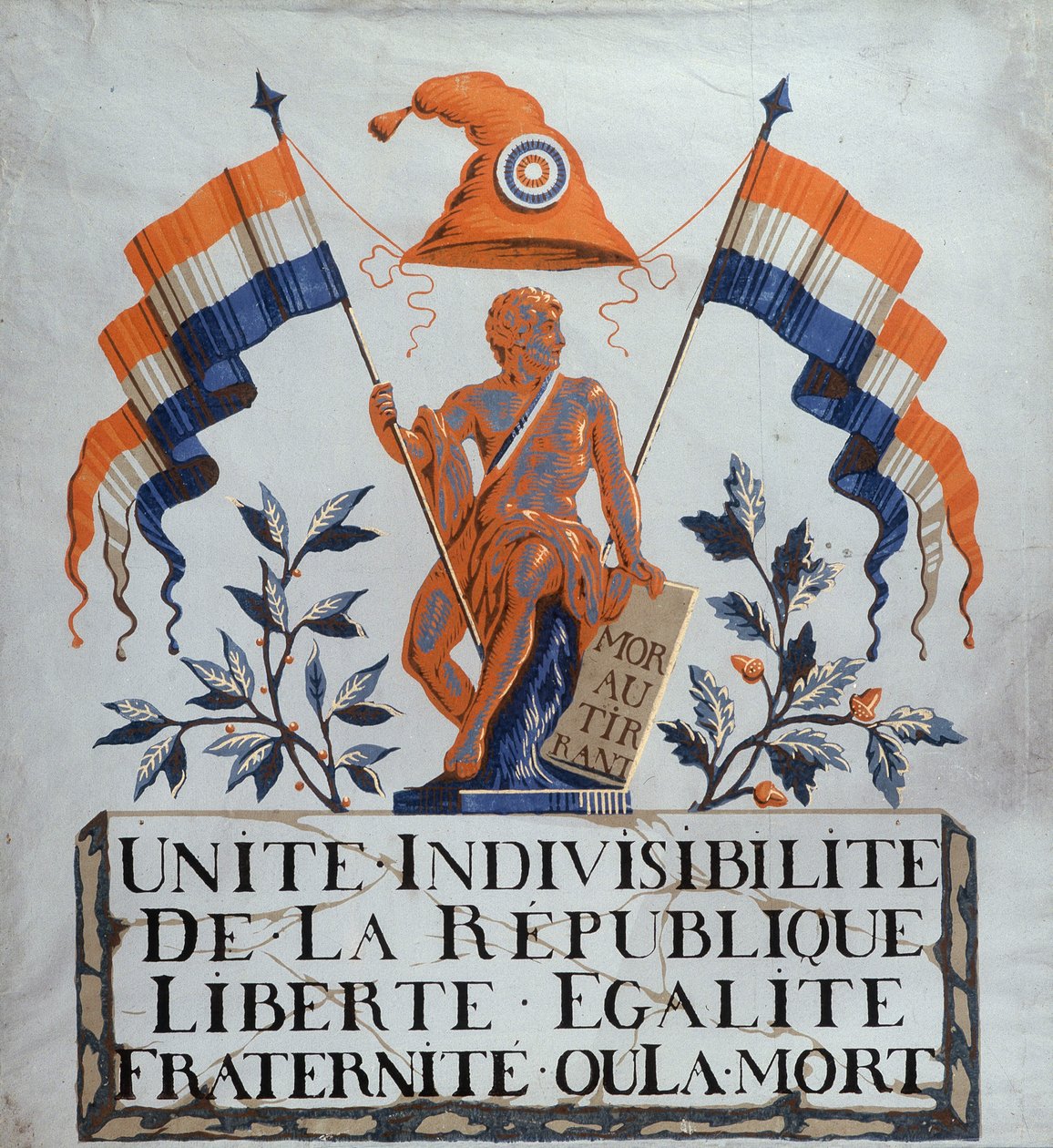 Morte ao tirano - Alegoria da República de School French