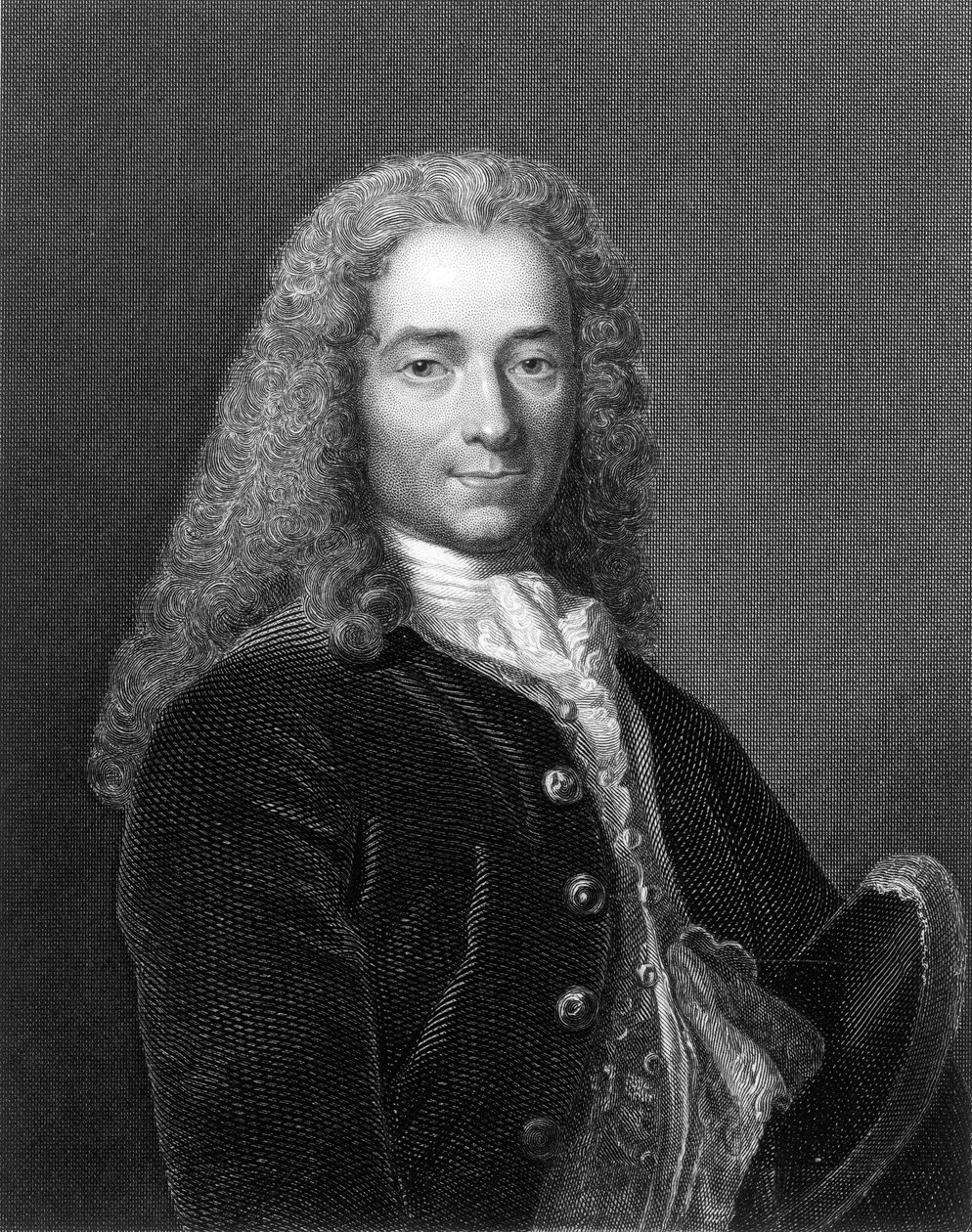 François Marie Arouet aka Voltaire (gravura) de School French