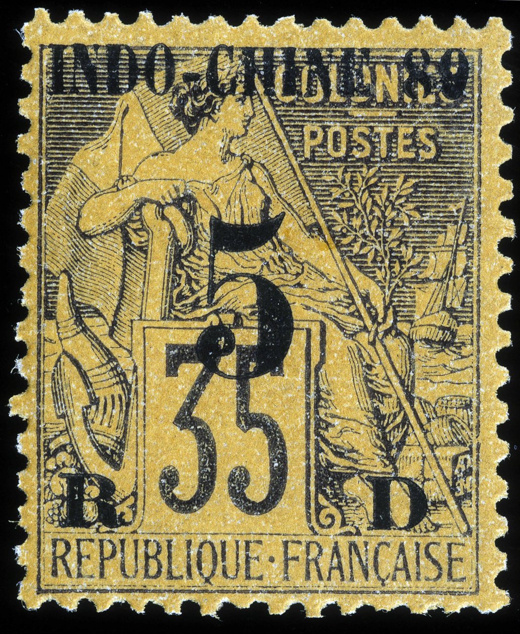 Carimbo da Indochina Francesa de School French
