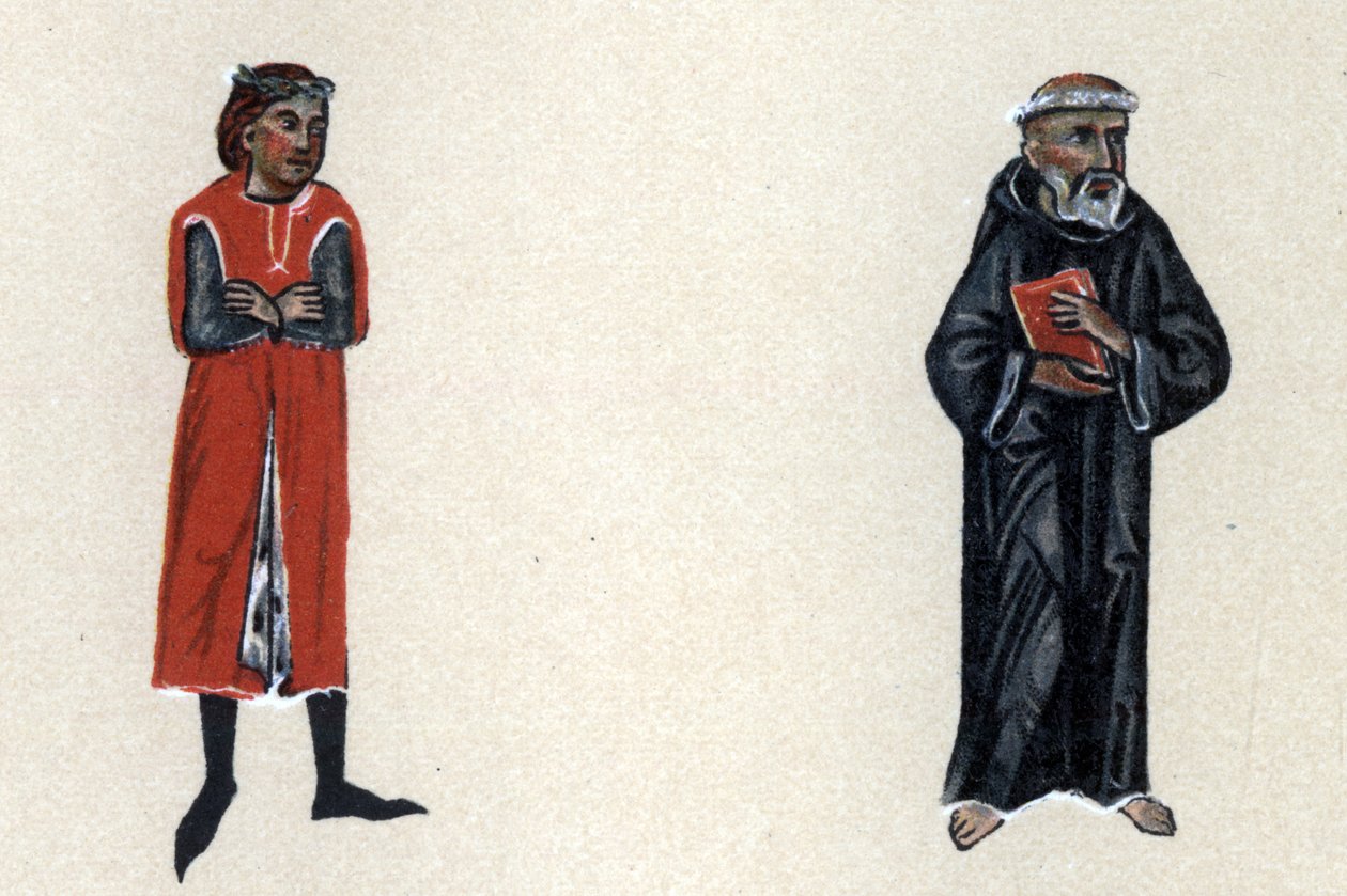 Marcabru, Um Trovador da Idade Média, ilustração do 