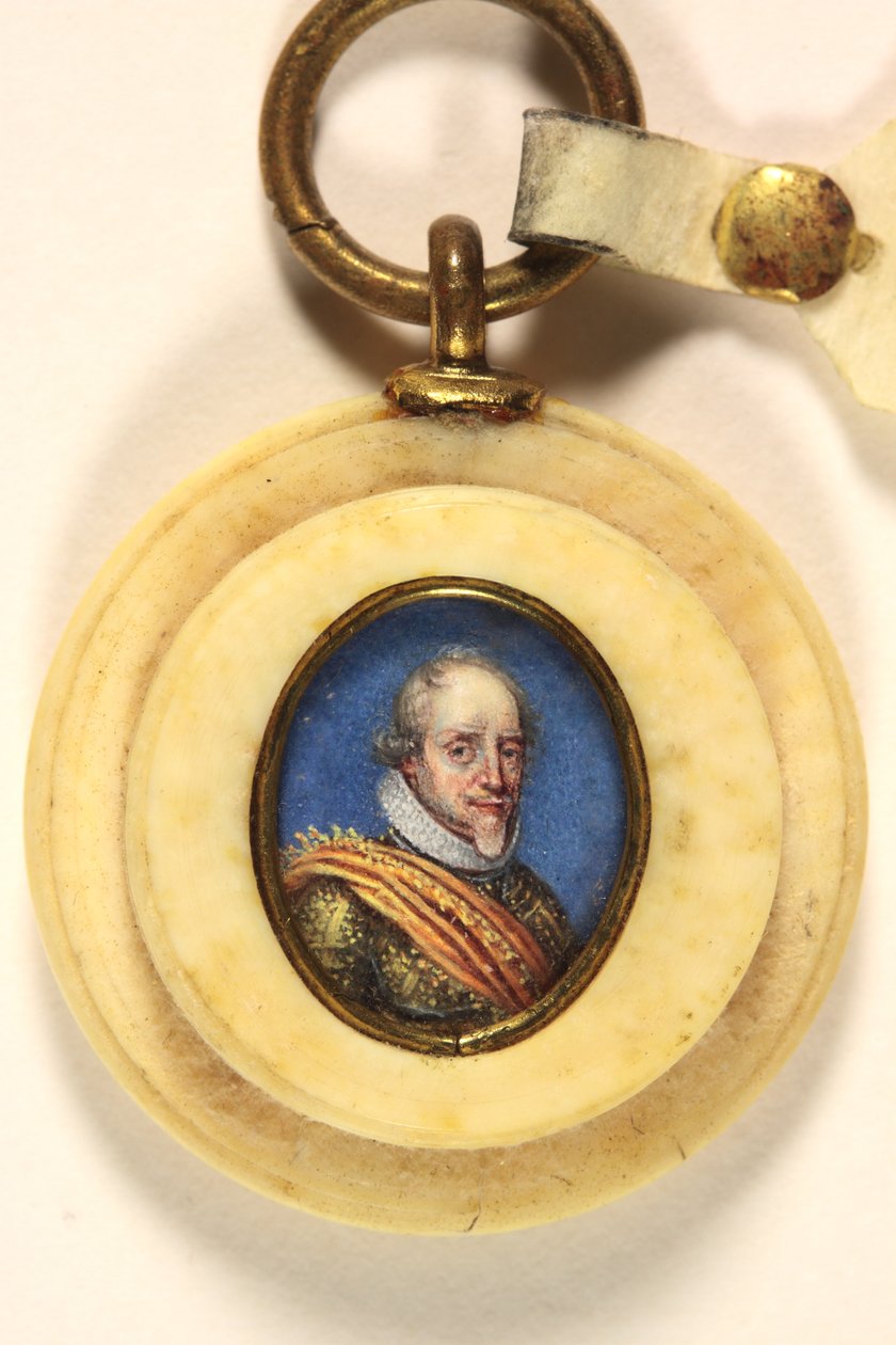Maurice, Príncipe de Laranja (aguarela em velino) de School French