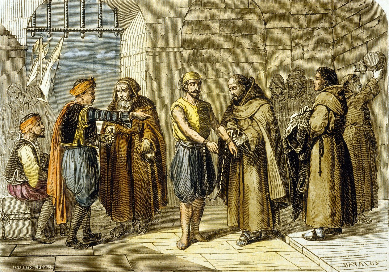 Miguel de Cervantes salvo pelos Padres da Redenção de School French