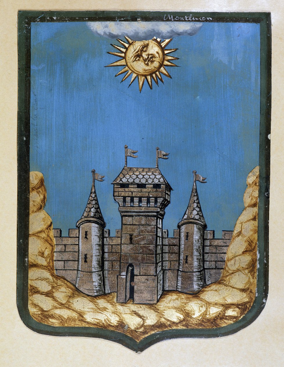 Brasão de Montlucon de School French