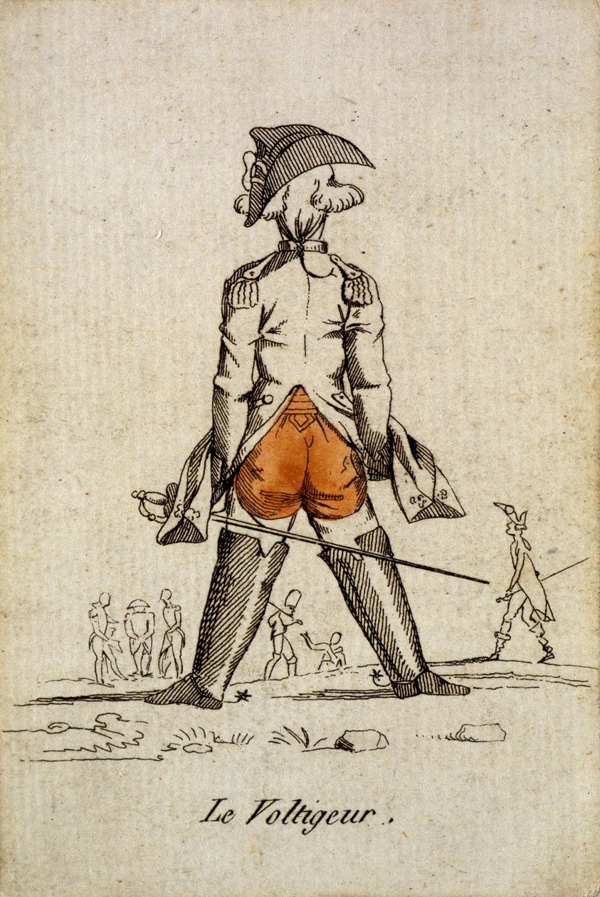 Carta antiga para jogar: o ás de coração - “” O Voltigeur ””. Mapa Museu em Ploucher, Issy-les-Moulineaux. de School French