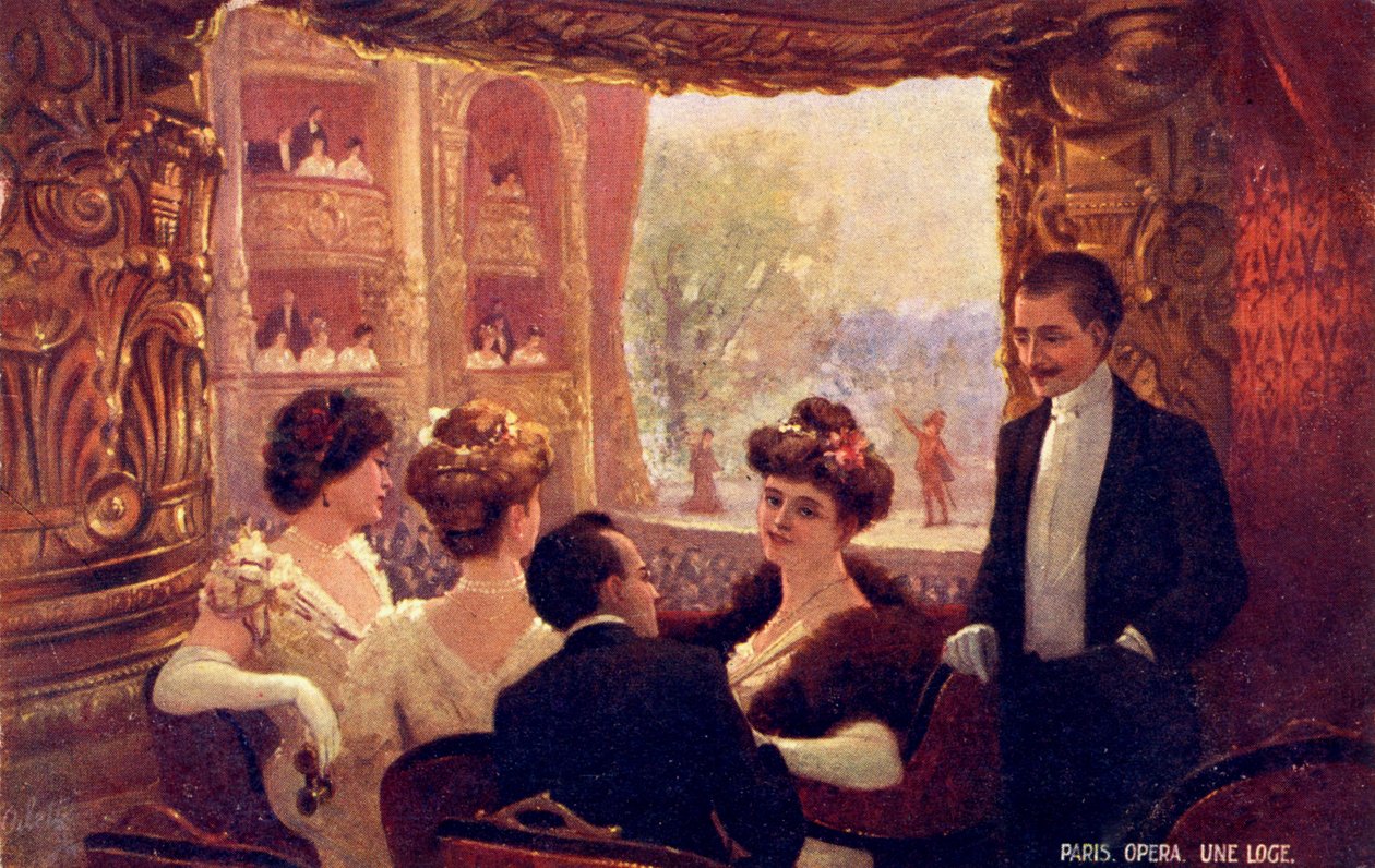 Ópera de Paris (imprimir) de School French