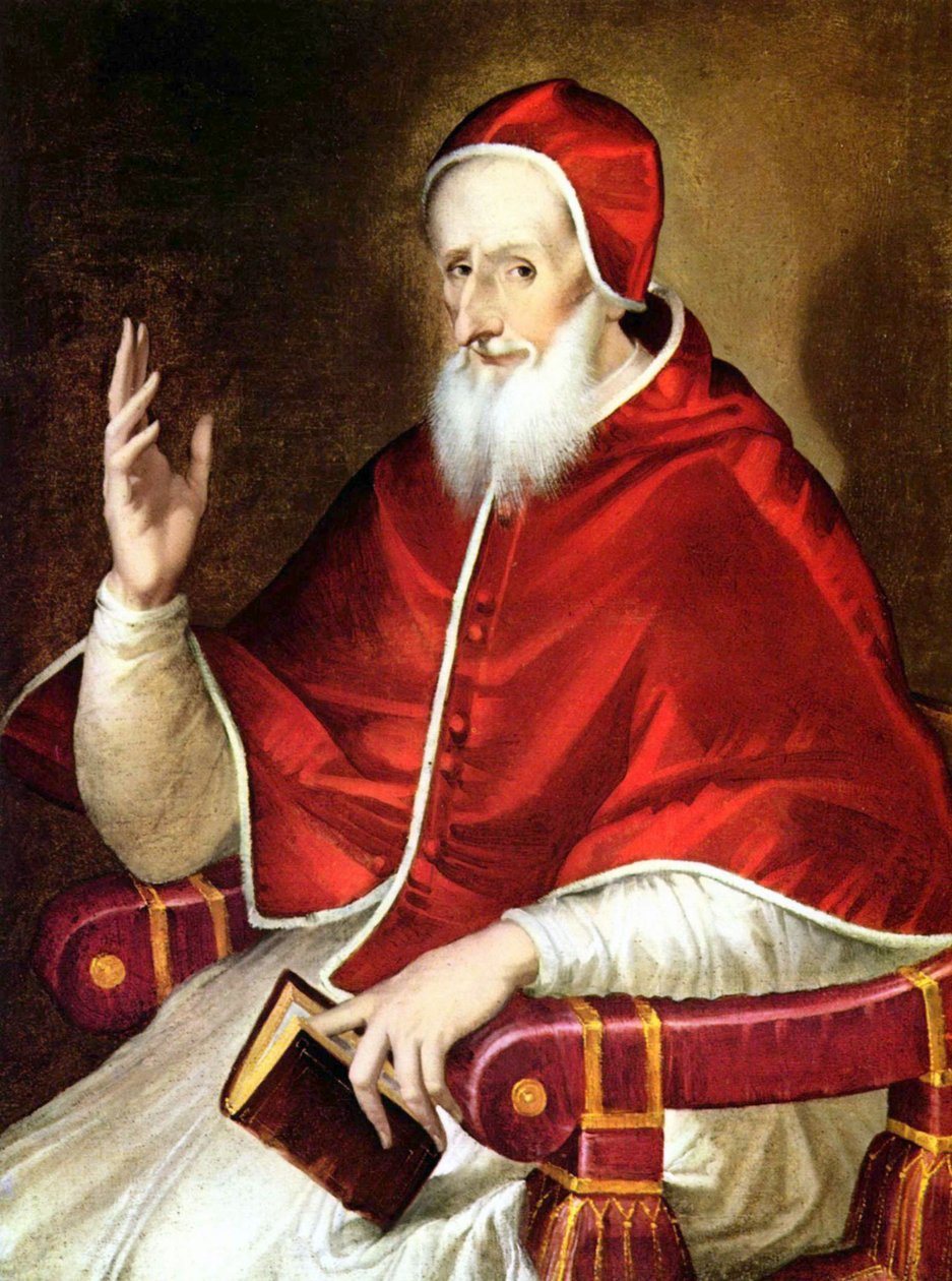 Papa Pio V (Antonio Michele Ghislieri) papa de 1566 a 1572 de School French
