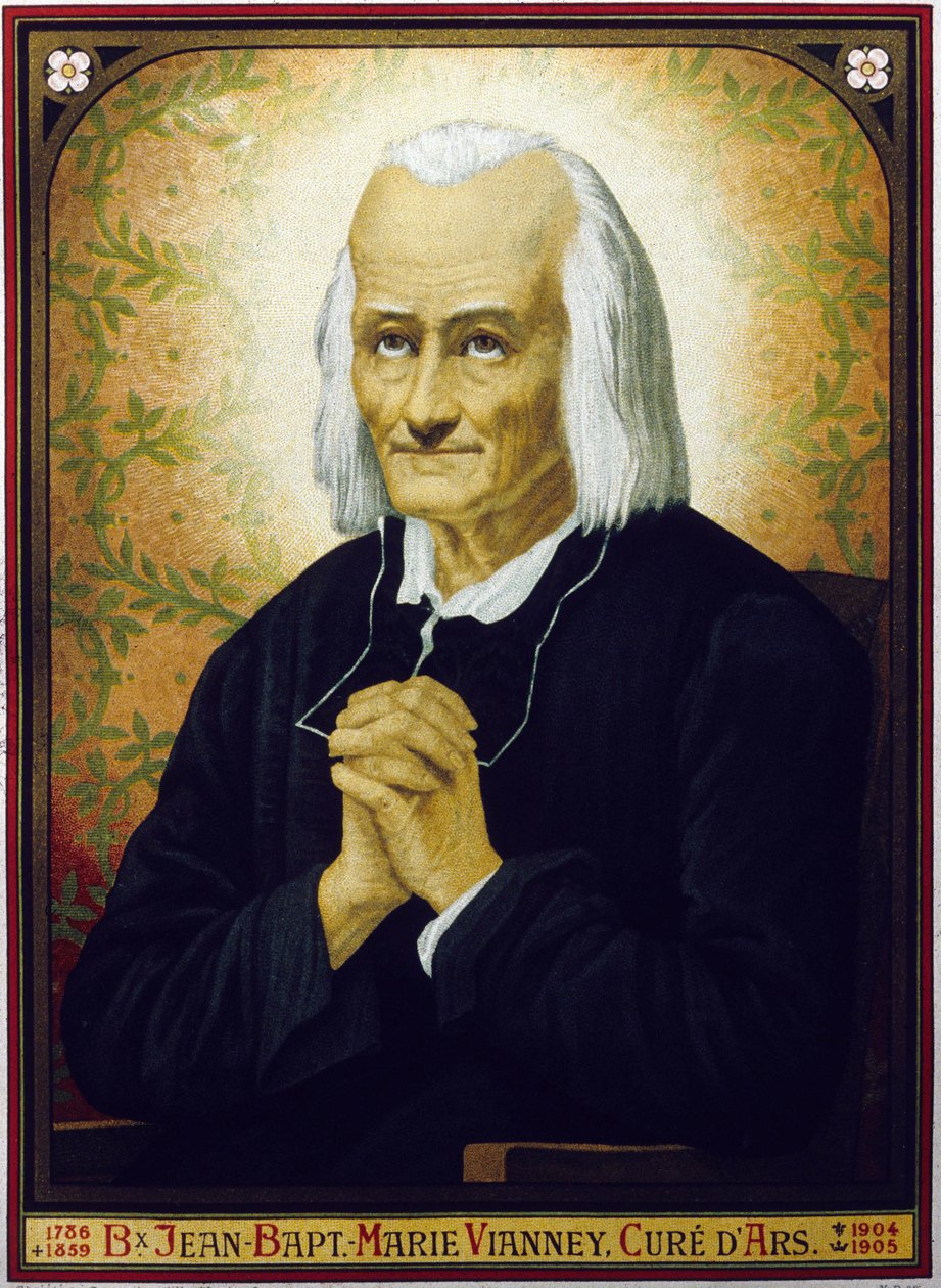 Saint Jean Baptiste Vianney (lito a cores) de School French