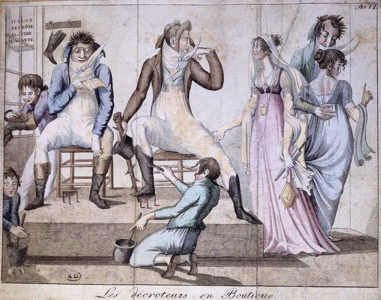 Calceiras: "corredores de lojas" de School French