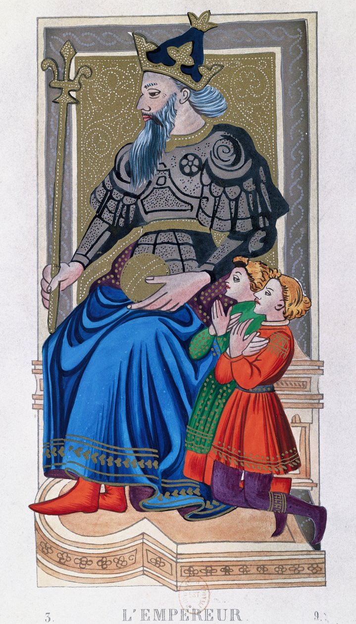 O Imperador, Charles VI tarot, França de School French