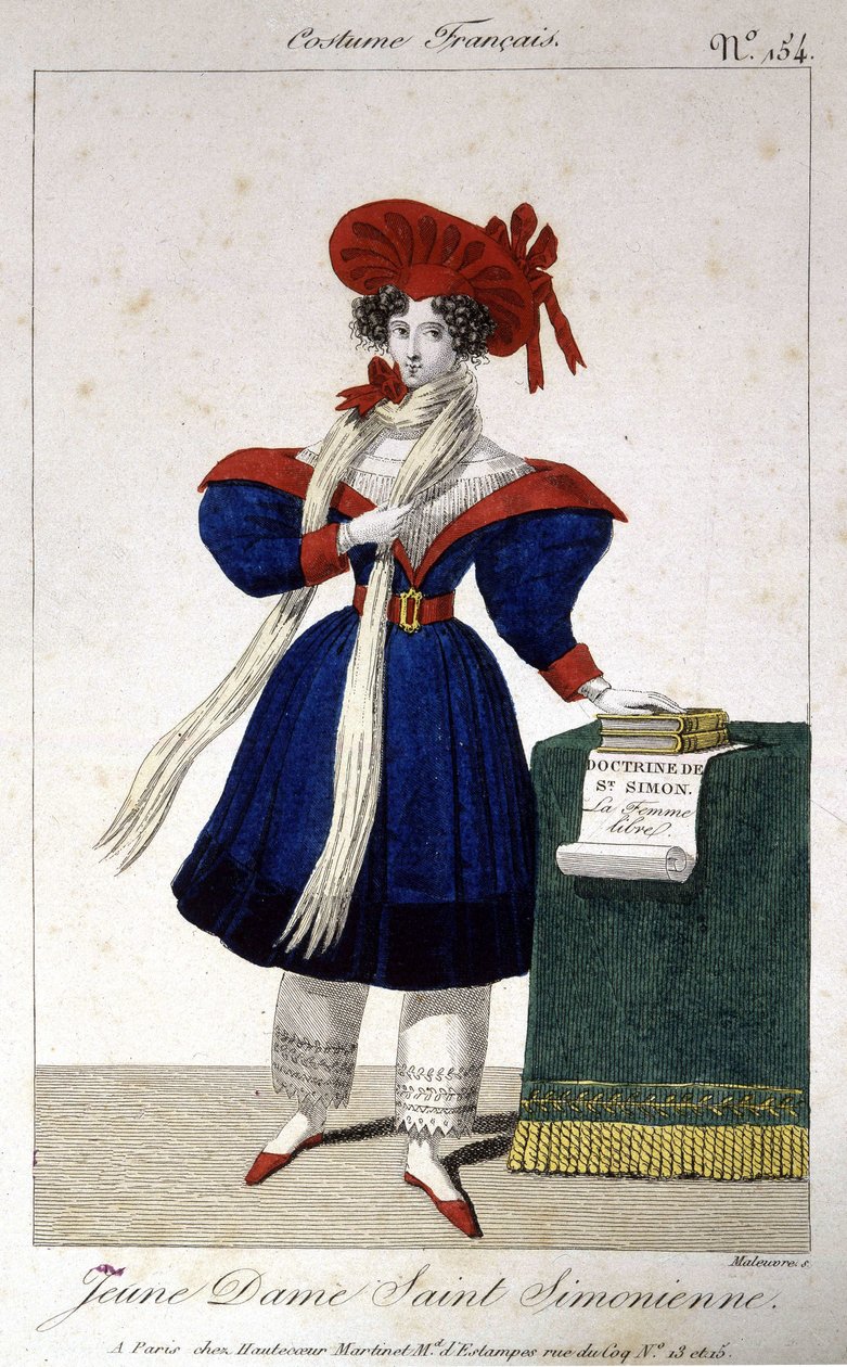 Jovem Senhora Saint Simonian de School French