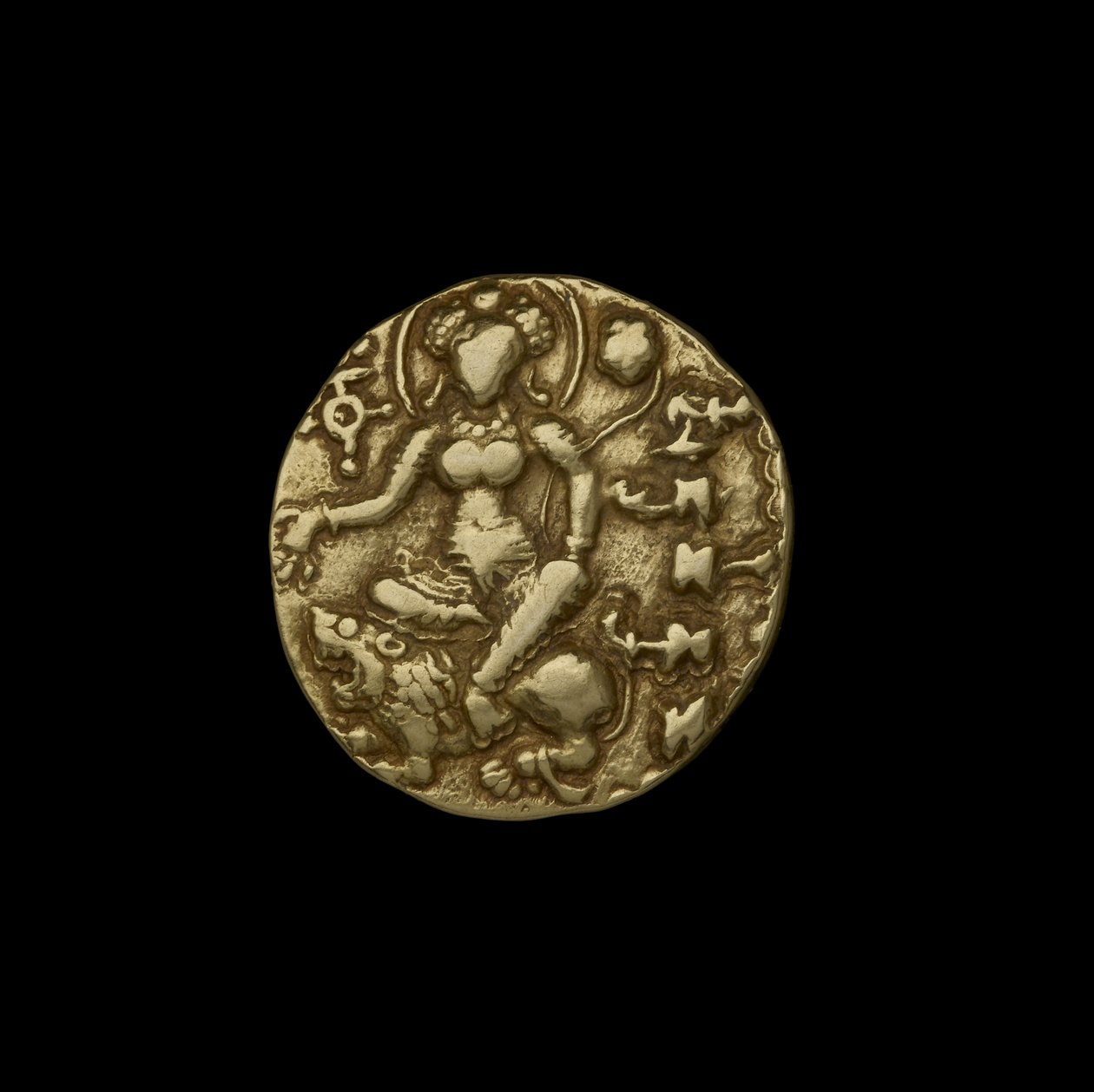 Moeda Gupta, AD 375-415 (ouro) de School Indian