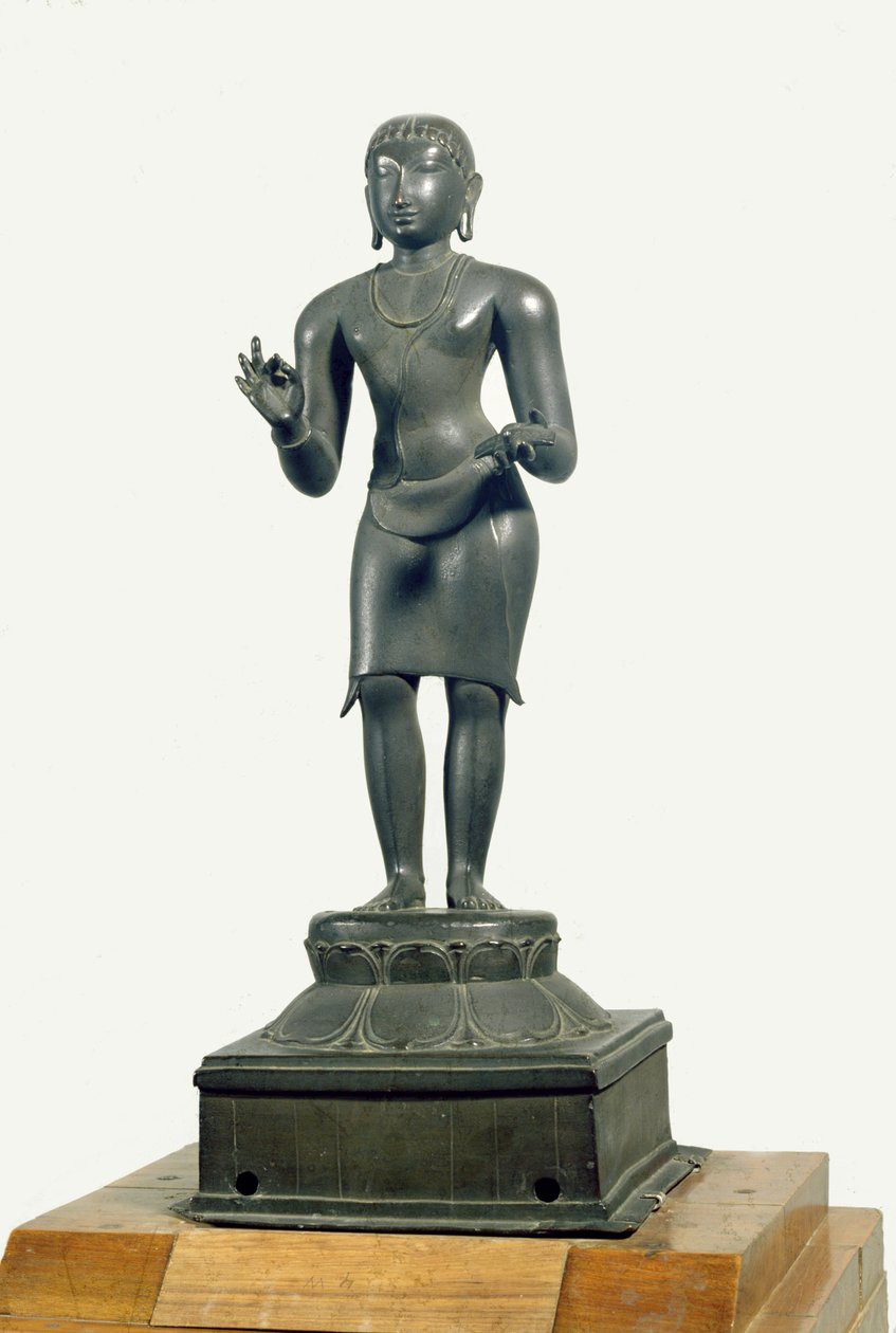 Kali, Tamil Nadu, Chola tardia (bronze) de School Indian