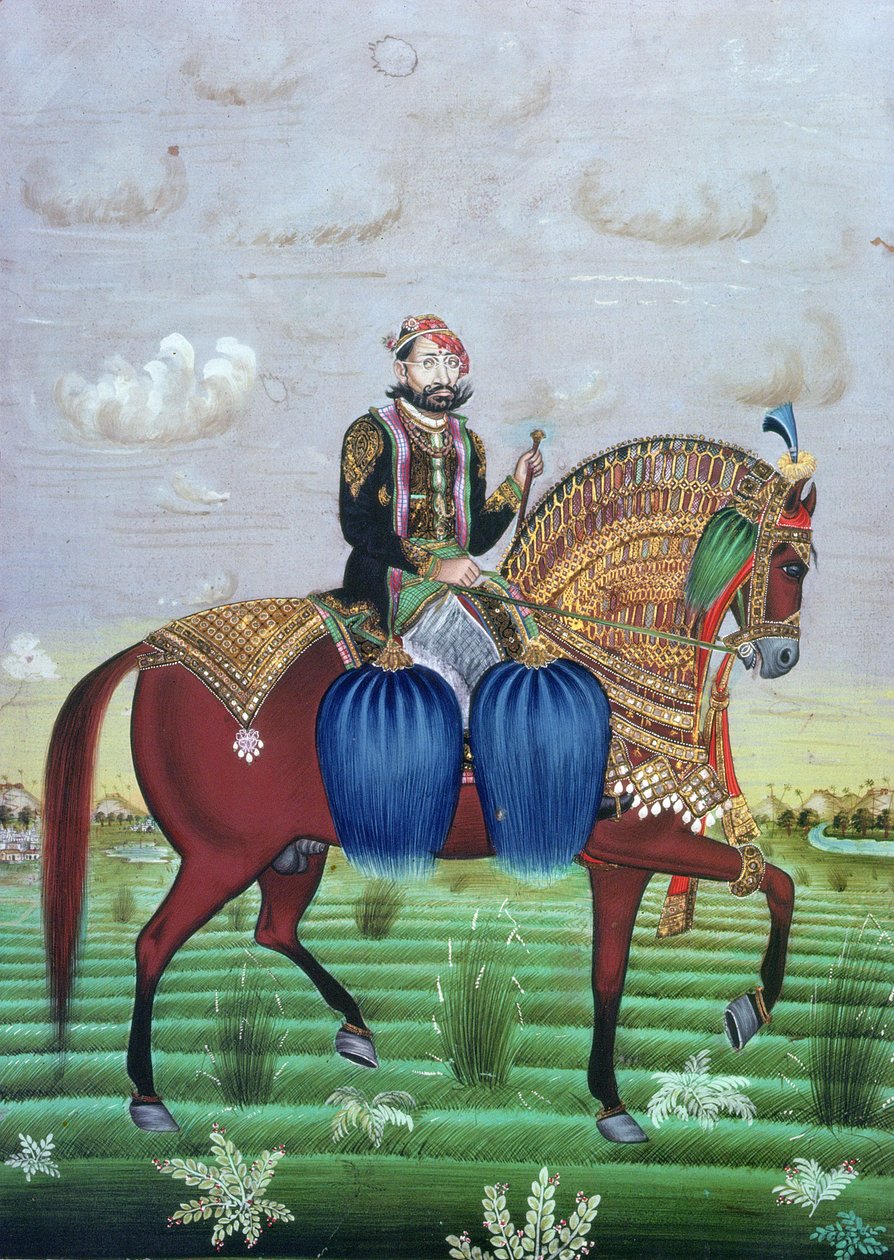 Marajá Jai Singh II de Jaipur (1699-1743) de School Indian